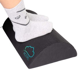 MODVEL Foot Rest Foam Cushion – Under The Desk Footrest for Comfort at The Office, Non-Slip with Leg Clearance, Ergonomic Foot Stool for Sore Feet, Double Sided for Exercise, (MV-125)