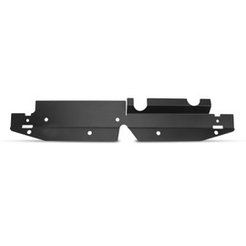 Radiator Cooling Plate Aluminium Alloy Engine Diffuser Panel Cover Shroud Replacement for Subaru Impreza WRX Black