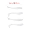 50 Pieces Fishing Bait Set, Plastic Soft T-Tail Bait, 9