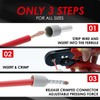 CCLIFE Crimping pliers, wire end ferrule set crimper, crimping tools,