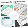 WHAMVOX 1pc Air Conditioner Windshield Ac Vent Deflector Ceiling Anti