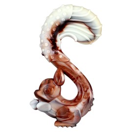 Tailwag Dog Chew Toys for Aggressive Chewers - Beef Flavor, Tough Dog Bone Toys for Large/Medium Breed Dogs - Tough Nylon Teething Bone Toy to Keep Them Busy, Squirrel Chew Bone Toy