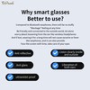 ToPanda Smart Audio Glasses (3rd Gen), TWS Open Ear Speakers