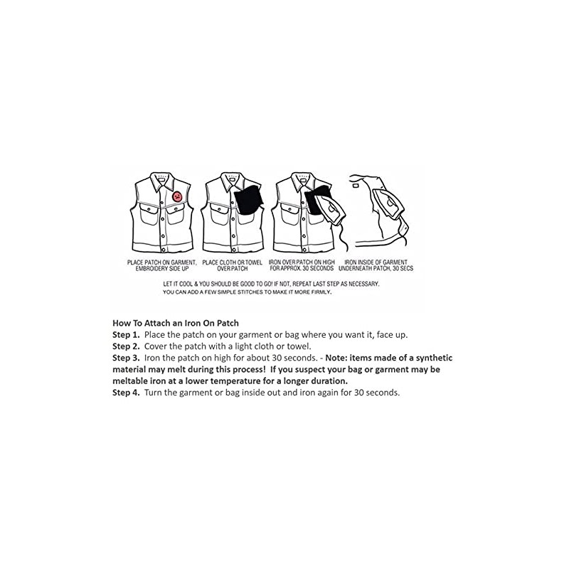 2PCS Premium Iron On USA US American Flag Tactical Patches