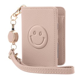 Pass Case, Commuter Pass Case, With Reel, Elastic Reel, Cute, Three-Dimensional, Animal, Card Case, Thin, Unisex, Pass Case, Women's, Mini Wallet, Bifold Coin Purse, coral pink