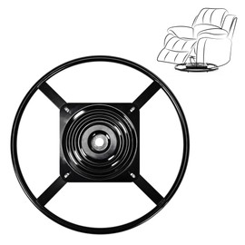 yaaqoo 22" Recliner Ring Base Heavy Duty Metal Chair Sofa Furniture Swiveling Bottom Replacement Part with 10 inch Plate