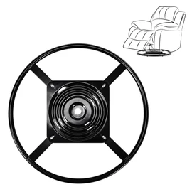 yaaqoo 22" Recliner Ring Base Heavy Duty Metal Chair Sofa Furniture Swiveling Bottom Replacement Part with 10 inch Plate