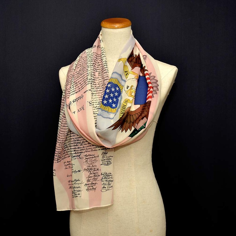 The Declaration of Independence Chiffon scarf