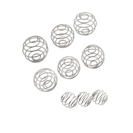 Luvilly 6PCS Stainless Steel Blender Balls for Protein Shaker Bottles,Mixer Balls for Smooth Mixing and Blending.