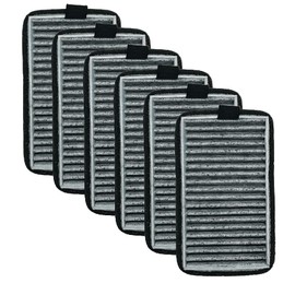 Nispira DSTx 2.0 Air Purifier Carbon HEPA Filter Replacement | Compatible with Clarifion Plug in Air Ionizer | Remove Smoke, Pet Dander, Odor | Pack of 6
