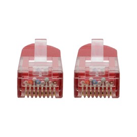 Tripp Lite Cat6 Cat5e Gigabit Molded Patch Cable RJ45 M/M 550MHz Red 5ft 5' (N200-005-RD)
