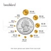 Beadsland 2880pcs Flat Back Crystal Rhinestones Round Gems for Nail