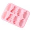 AIBOYA 8 Cavity Corn Pig Silicone Candy Molds For Chocolate