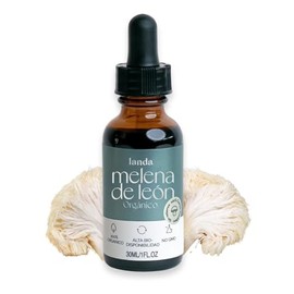 LANDA  Extracto Liquido de Hongo Melena de León 30 ml  Extracto líquido de Hongo Melena de León Hericium Erinaceus  100 Orgánico  Alta Concentración  