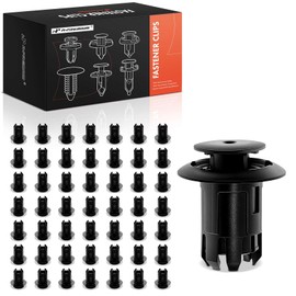 A-Premium 50PCS Nylon Rocker Moulding Retainer Clips Compatible with Toyota Prius 2010-2015, Prius Plug-In 2012-2015, Prius V 2012-2017 & Lexus CT200h 2011-2017, HS250h 2010-2012 - For 22mm Hole