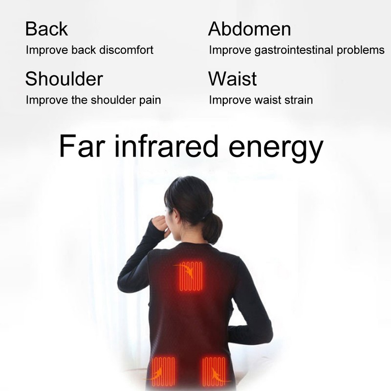 Intelligent Electric Heating Vest Washable Adjustable Warm Keeping Thermal Waistcoat