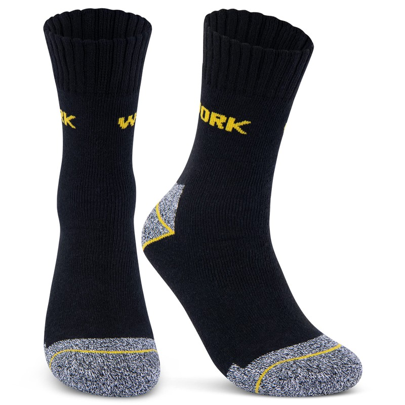 Sockenkauf24 10 Pairs Thermal Work Socks Inner Terry Towelling Men's