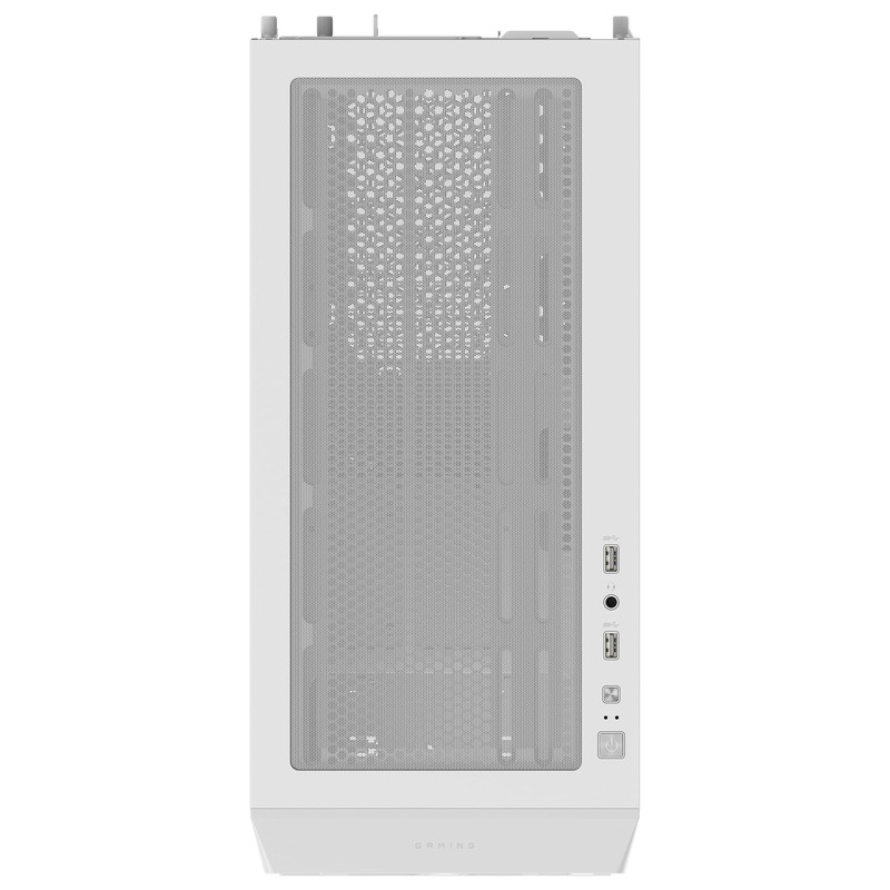 GIGABYTE C102 Glass ICE - White Mid Tower PC Gaming