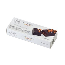 Dark Chocolate Turrón with Crunchy Bread (Turrón de Pan, Aceite y Chocolate) - Albert Adrià Line by Vicens