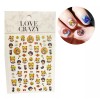 Love Crazy Sticker Pegatina Para Uñas Nail Art Sailon Moon