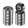 X AUTOHAUX 12x37x12mm Double Rubber Seal 6301-2RS Single Row Deep