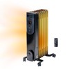 Comfort Zone 1500W Oil-Filled Radiator Heater – Portable Electric Space