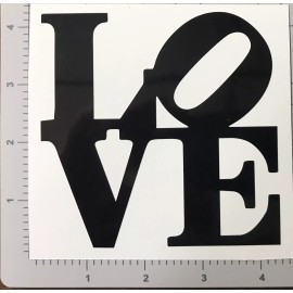 Egl (2x) Love Park Sticker Die Cut Decal Self Adhesive Vinyl philly philadelphia