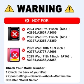 TabletKeyer Magic for iPad Air 11-inch (M3/M2) Case with Keyboard Air 10.9"(5th/4th)/Pro 11(4th/3rd/2nd/1st)Gen, Trackpad Floating Rainbow Backlit TouchPad Keypad with Cantilever Magnetic Cover Black