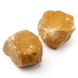 GUJOXILA Yellow Aventurine Water Stones Crystals Set Gemstones Rock Crystal Natural Healing Stones Bulk Raw Stones Energy Stones Healing Raw Stone Reiki Chakra Gifts Meditation 2 Pieces