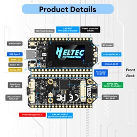 diymore LoRa V4 ESP32 Development Board 0.96" Display, with GPS Module,ESP32-S3R2 SX1262 Chip Module 863-928 MHz WI-FI Kit for Meshtastic IoT Devices Smart Home and Wireless Communication