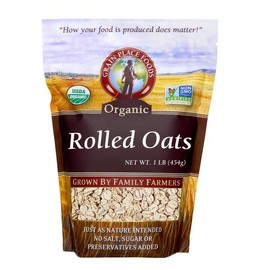 Grain Place Foods Non-GMO Organic Rolled Oats 2.5 lb Bag