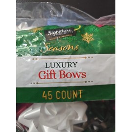 Signature Select Gift Bows Assorted Colors Christmas Holiday  45 Count. New