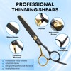 Hair Cutting Scissors Shears Kits, 15 Pcs Professional Hairdressing Scissors