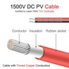 SGANGCAR Solar Extension Cable 30 Feet 10AWG Solar Panel Cable