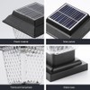 Solar LED Post Lights IP65 Waterproof Garden Outdoor Post Lamp