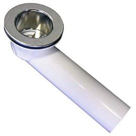 LASCO 03-5015 Bathtub Shoe With Strainer 1 1/2 Inch PVC Chrome Plated