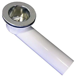 LASCO 03-5015 Bathtub Shoe With Strainer 1 1/2 Inch PVC Chrome Plated