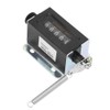 Mechanical Counter, D67F 5 Digit 0-99999 Mechanical Resettable Manual Hand