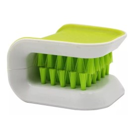 sacre solutions Cepillo Limpiador Seguro Para Cubiertos De Cocina Verde