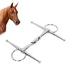 135mm Horse Mouth Bit Stainless Steel Horse Cheek Snaffle for