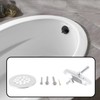 SG Store Bathtub Cover Set with Release Lever Overflow Cover