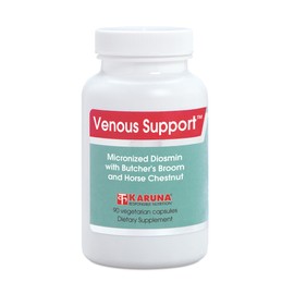 RESPONSIBLE NUTRITION Venous Support 90 Vegetarian Capsules | Horse Chestnut, Butcher’s Broom (Ruscus aculeatus), Diosmin, Hesperidin, Vitamin C | Comprehensive Vascular Support