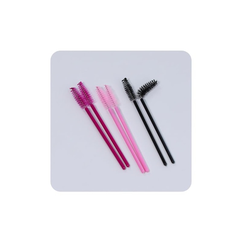 300 piezas de cepillos de pestañas, cepillos de cejas desechables,