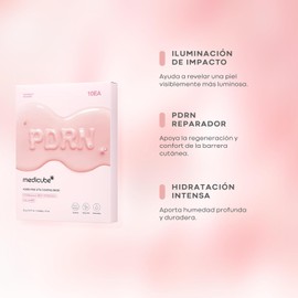 MEDICUBE PDRN Pink Vita Coating Sheet Mask, 10 Mascarillas Faciales Coreanas con PDRN de Salmón, Vitamina B12, Colágeno y Niacinamida, Hidratación y Luminosidad, 22 g c/u
