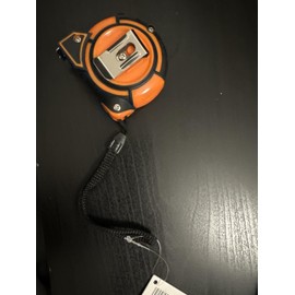 JCBCKJ 25 Foot Telescopic Tape Measure, Self-Locking Heavy-Duty Steel Ruler with Easy to Read Scale, Suitable for Engineers and Decorators to Measure, Standard Public Tape Measure（Orange）