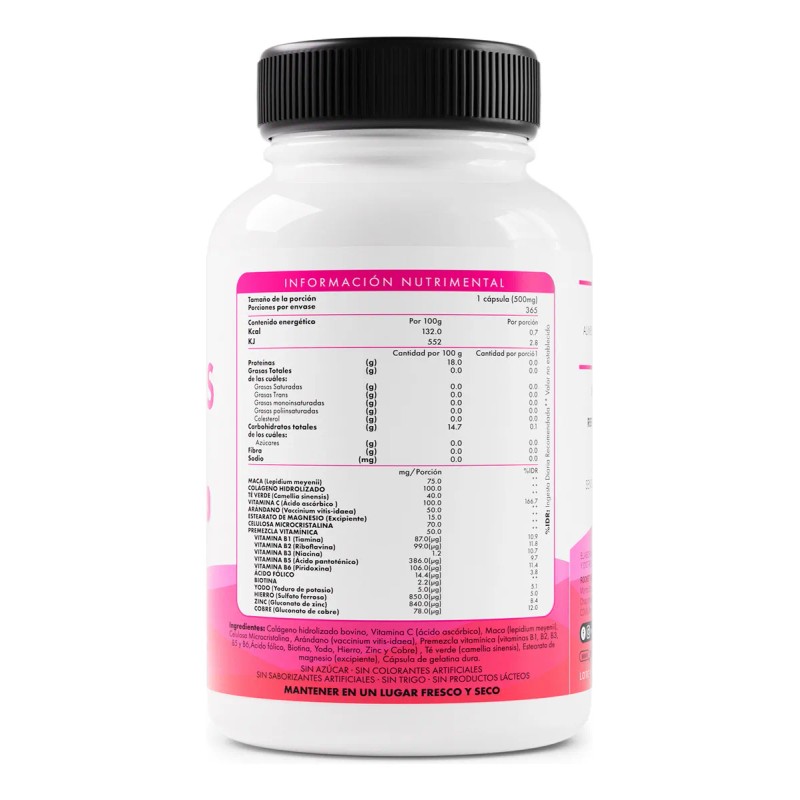 Multivitamínico De Mujer De 365 Cápsulas | Mantra Nutrition Sabor