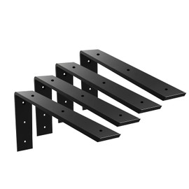 Countertop Support Bracket 4 Pack Heavy Duty Countertop Hidden Bracket 18" x 8" x 2 1/2" L Bracket Metal Corbels for Quartz/Granite/Wood/Concret/ Laminate Countertops