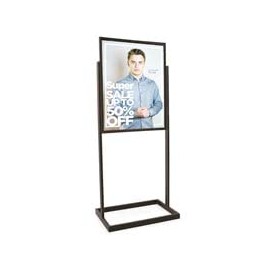 22"x28" Poster Stand, Bulletin Sign Holder. Color=Black