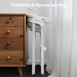 Fodoss 4 in 1 Foldable High Chairs for Babies and Toddlers with Waterproof Cushion, Easy to Clean Baby Chair for Eating, Feeding Chair