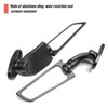 Universal Motorcycle Rear View Mirrors ATV Replacement Side Mirrors 360°